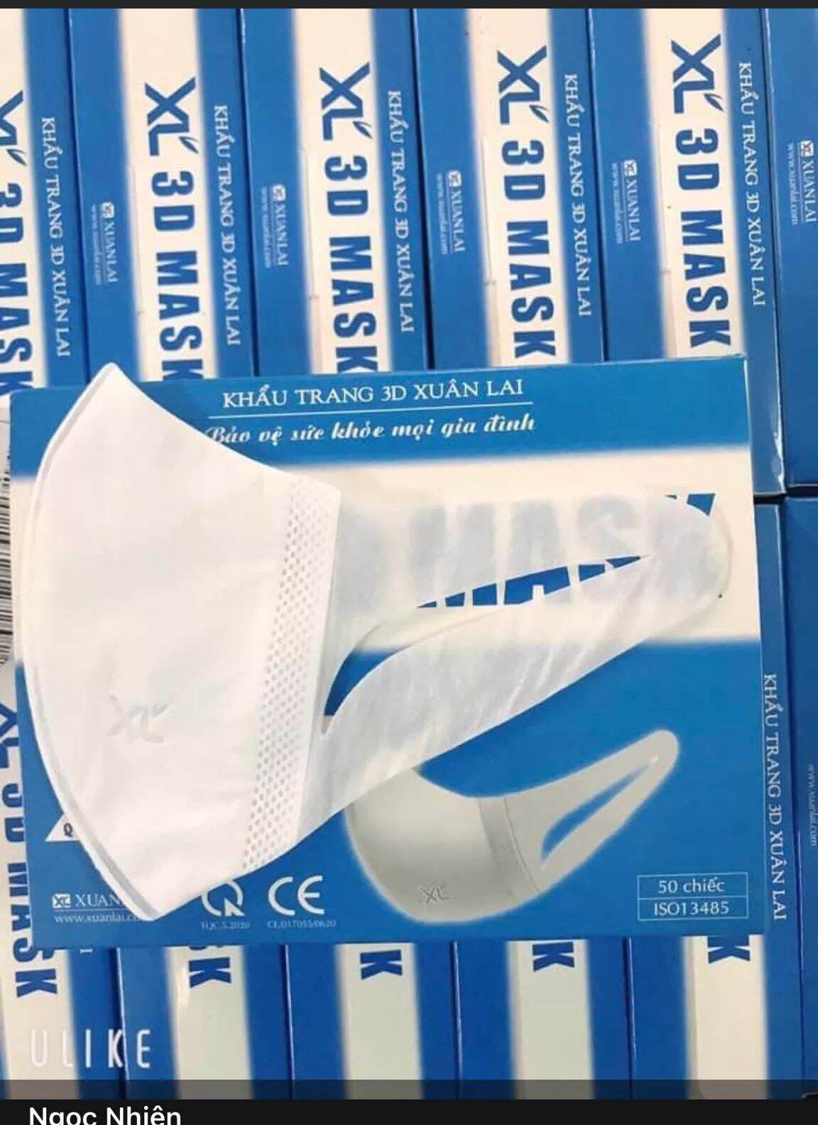 Khẩu trang 3d mask 1h 50 cái