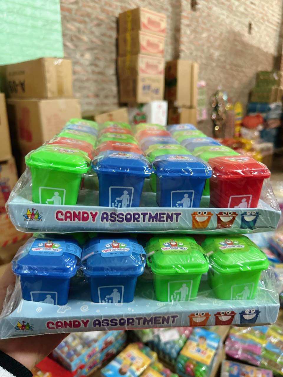 Kẹo Tăm Thùng Rác (hộp)