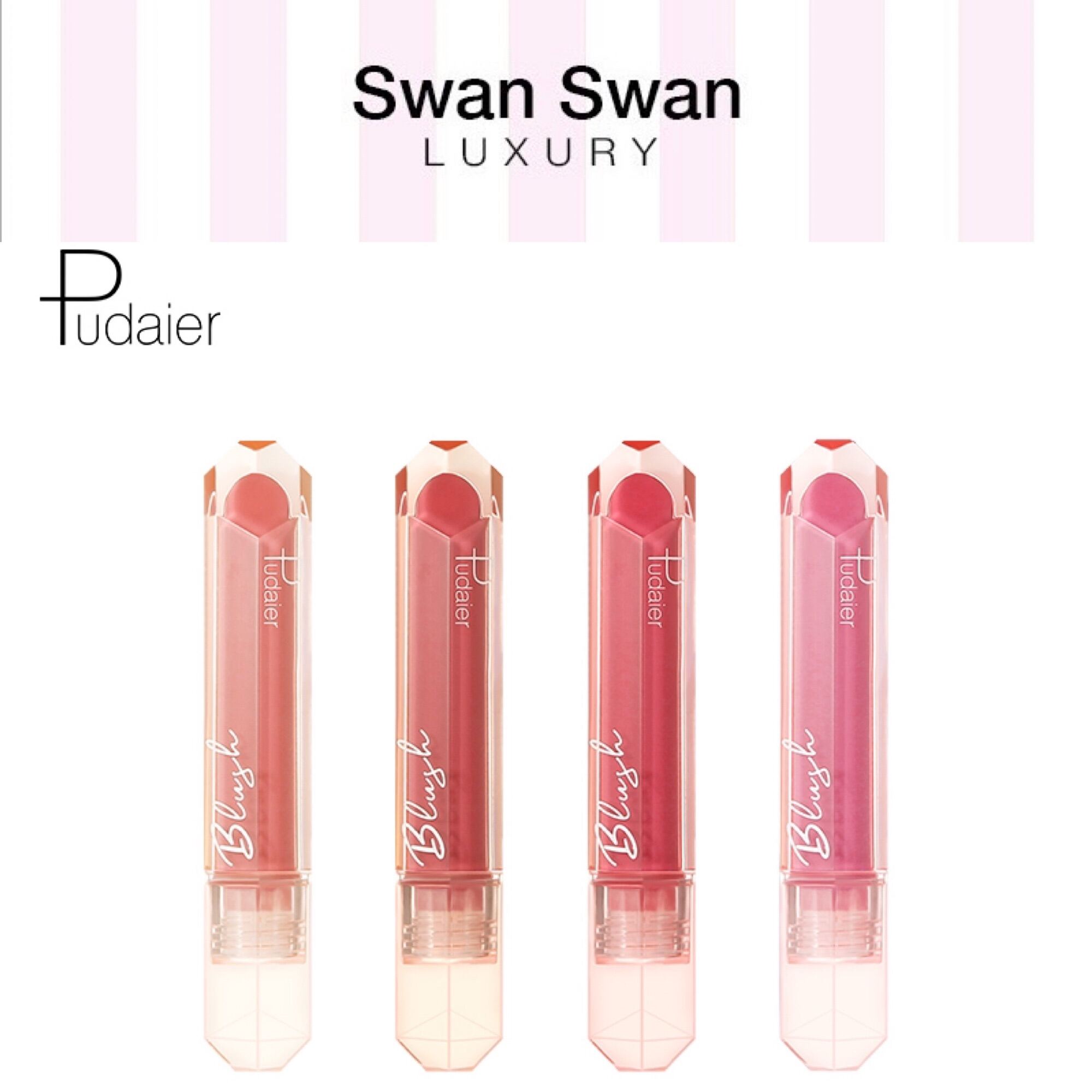 Má Hồng Dạng Thỏi Pudaier Ánh Nhũ 35g