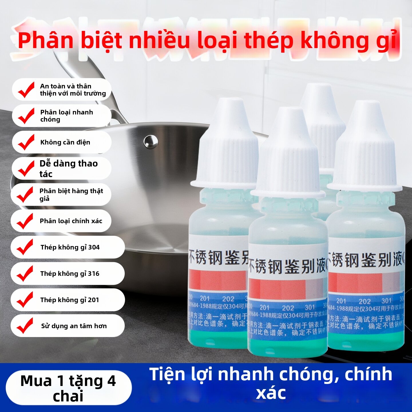 FAKEDA | Chất Lỏng Phát Hiện Inox