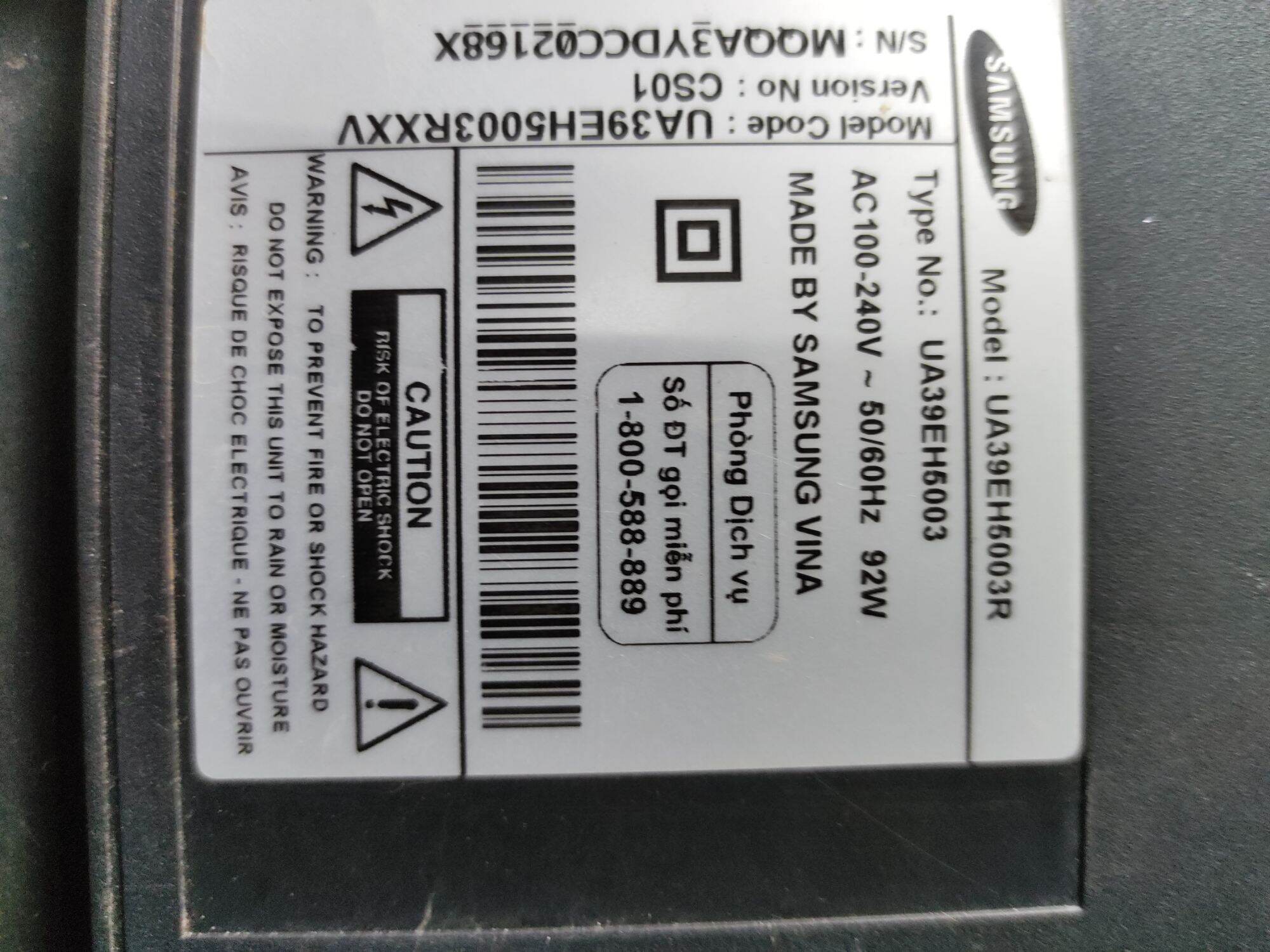 Board mạch tivi samsung UA39EH5003