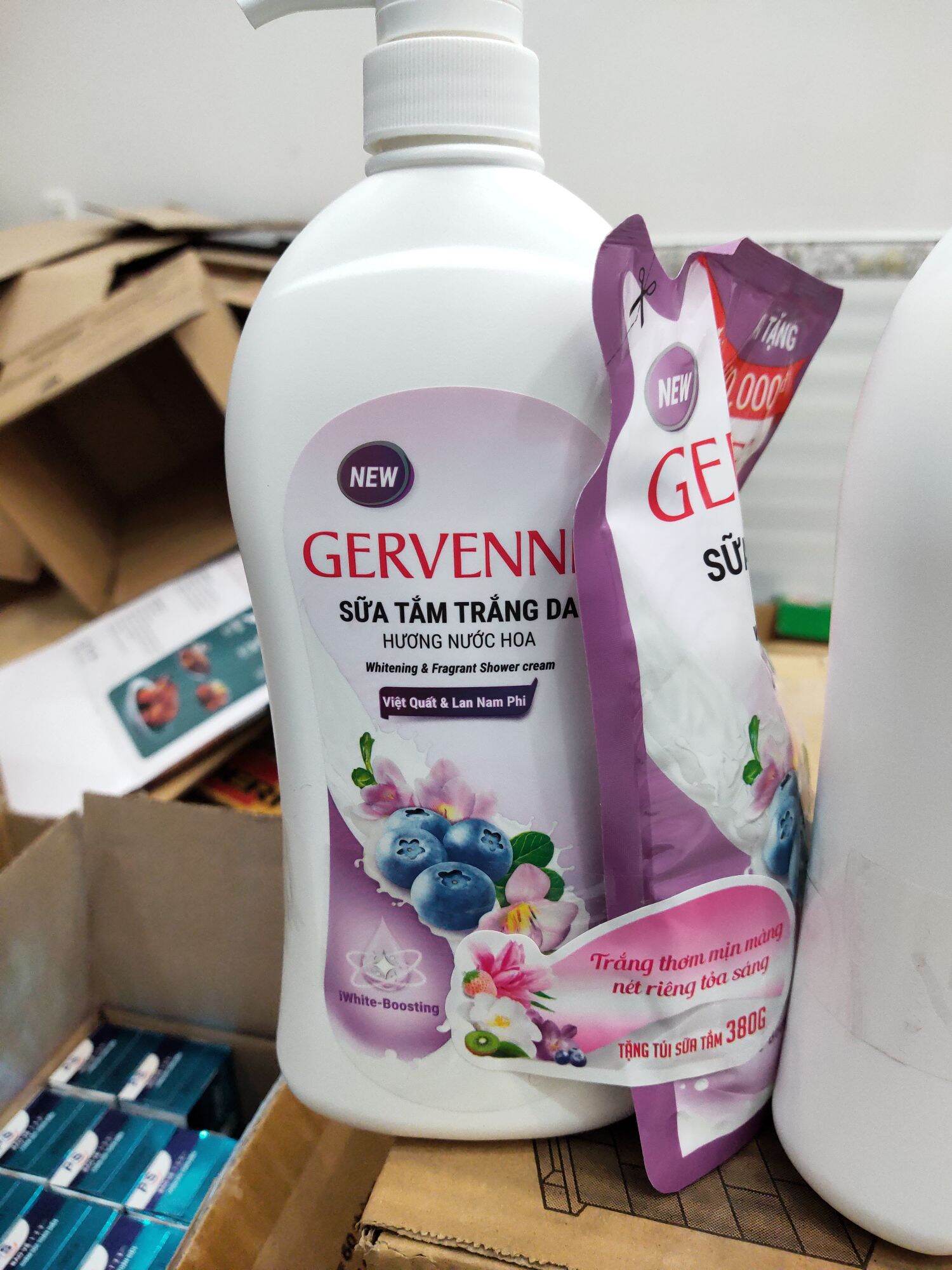 Sữa tắm  Gervenne hương nước hoa(900g tặng 450g)