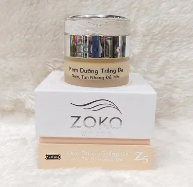 Zoko White Z5 kem dưỡng trắng da - nám - tàn nhang - đồi mồi 35g