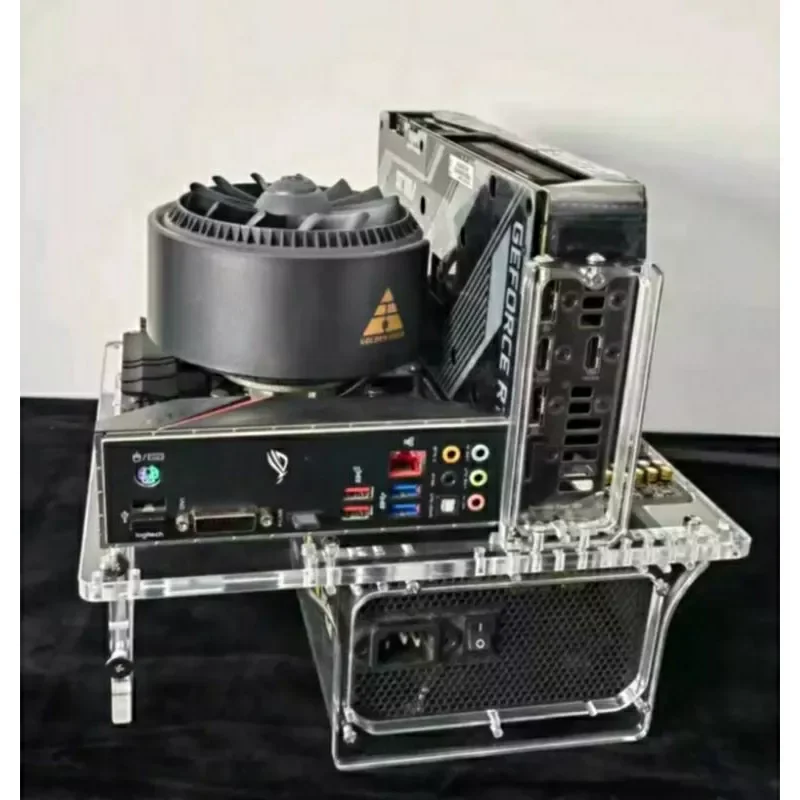 vỏ case benchtable nhựa acrylic CNC chi tiết itx-matx