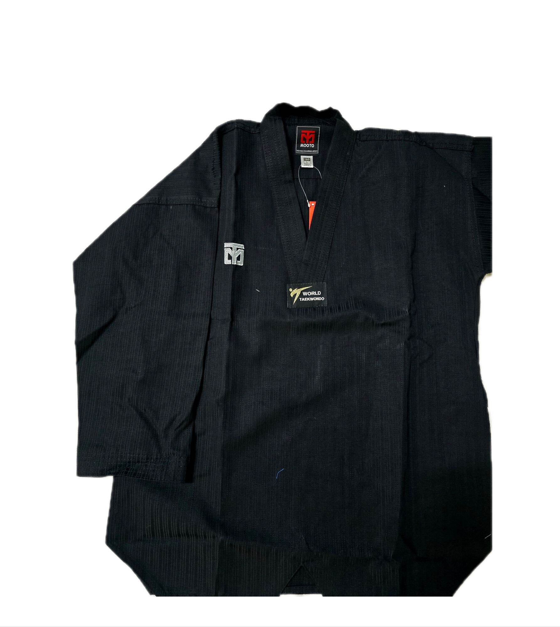 Võ phục Taekwondo Mooto full Black