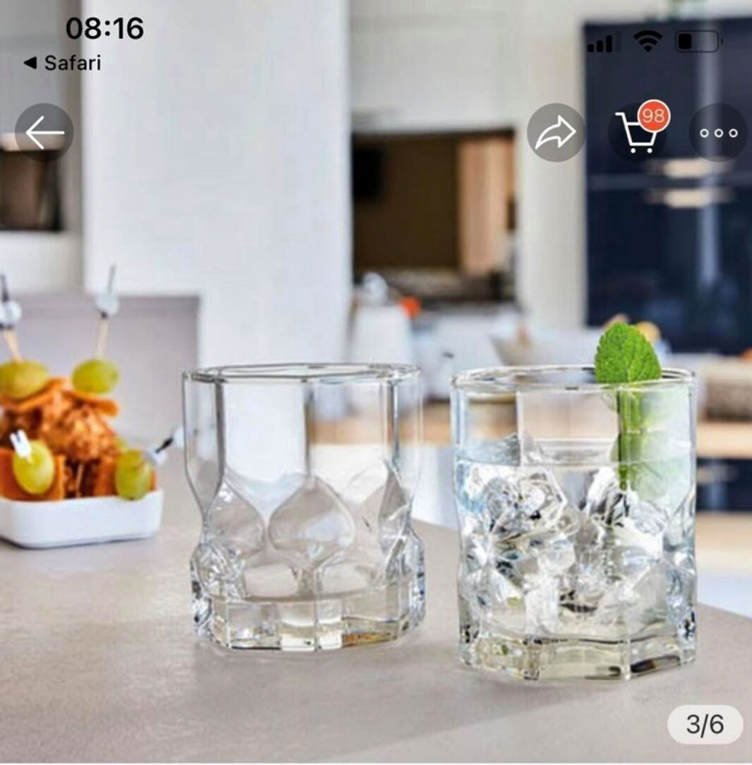Bộ 6 ly thủy tinh thấp Luminarc Octime 300ml