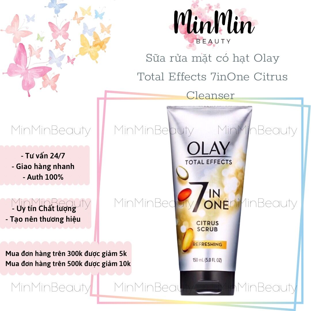 Sữa Rửa Mặt Olay Total Effects 7 in 1 Citrus Scrub Refreshing