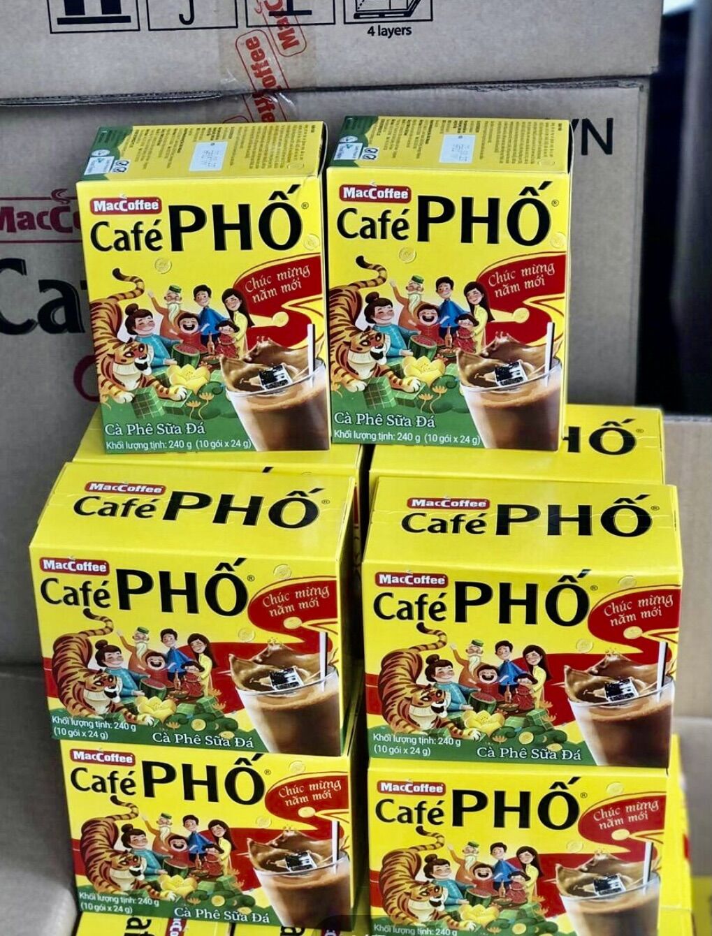 Set 2hộp Cafe Phố sữa đá