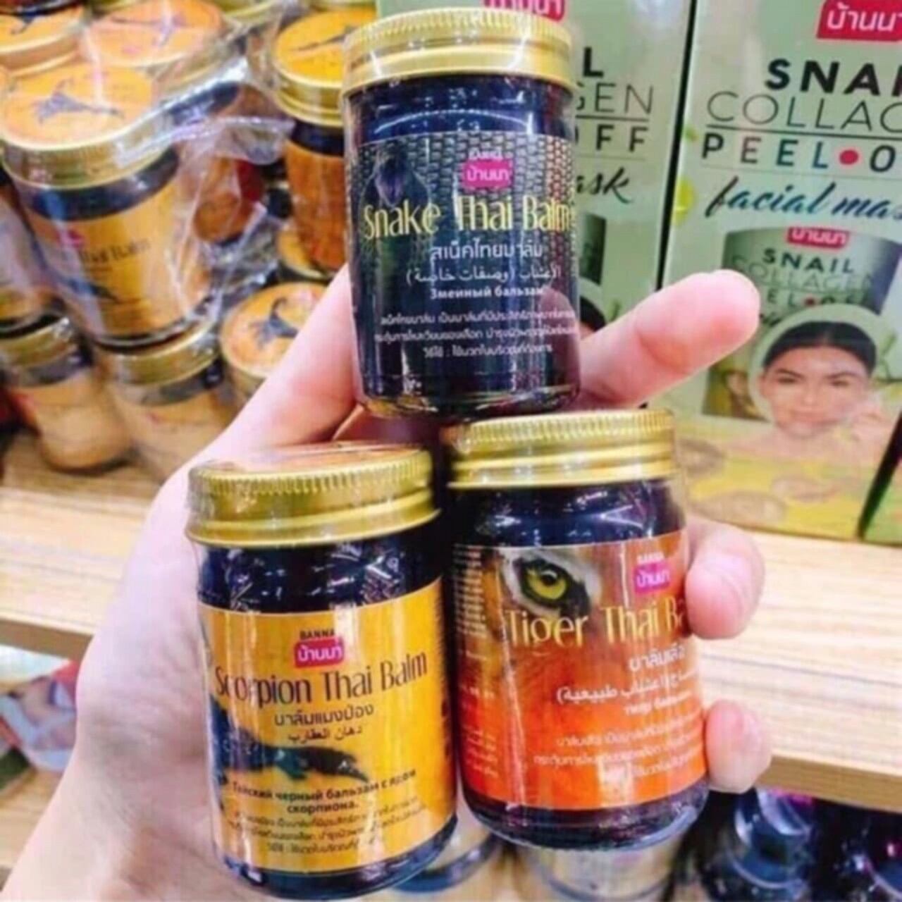 Dầu cù là thái lan xoa bóp cao hổ, rắn, bọ cạp