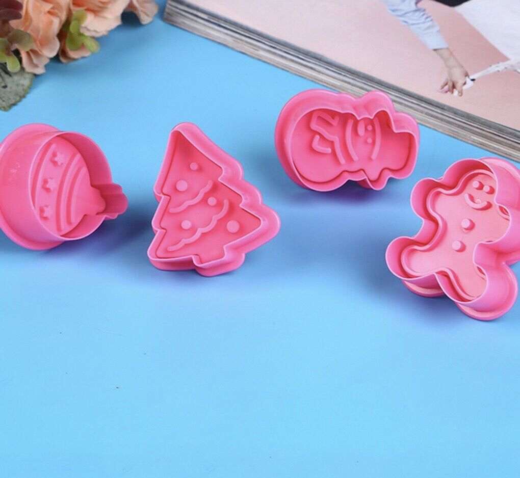 Bộ 4 khuôn nhấn cookies