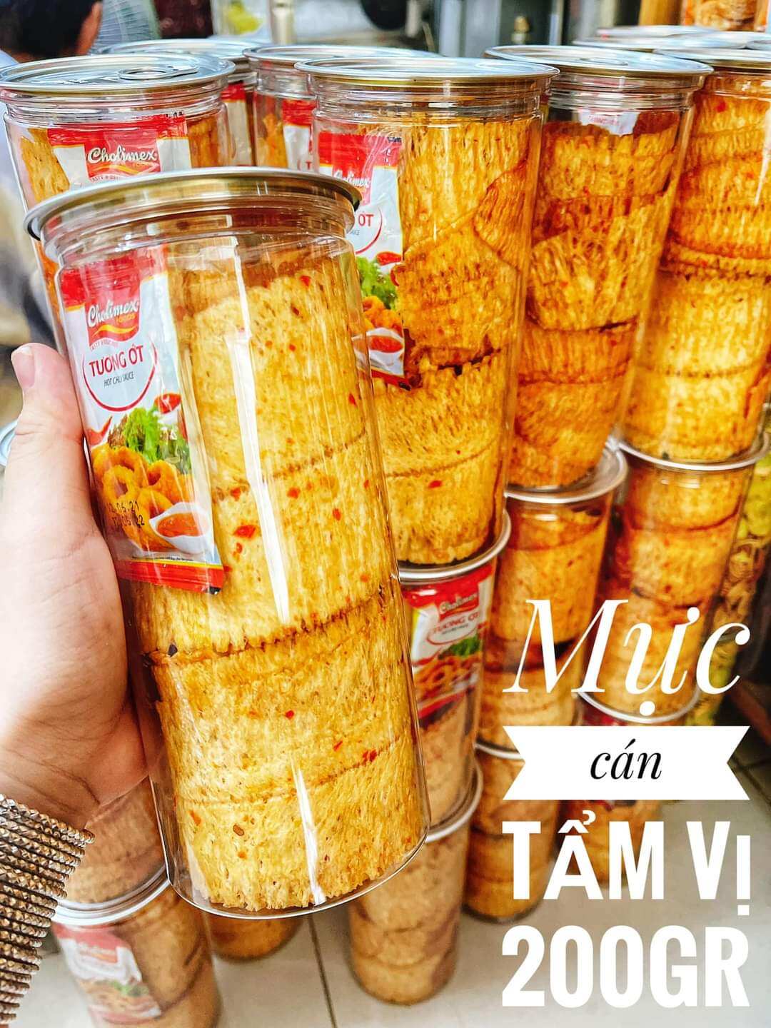 Mực cán tẩm vị - 200gr