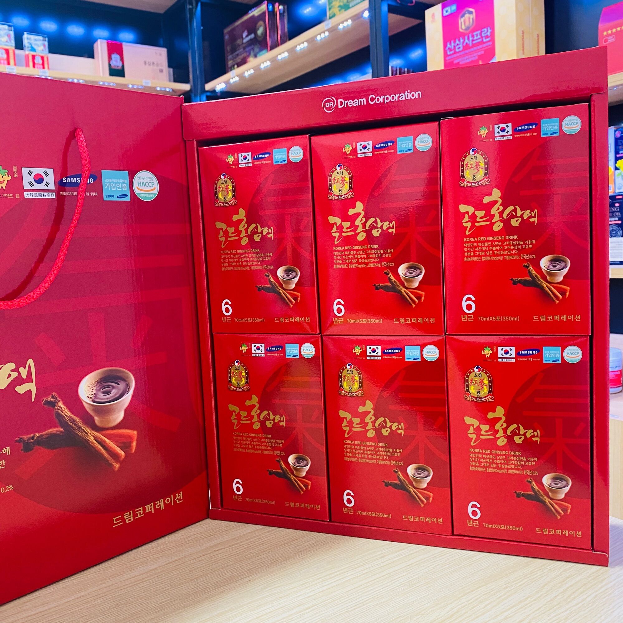 Nước Hồng Sâm Chén DREAM 6 Năm Tuổi Hàn Quốc (Hộp 30 gói)
