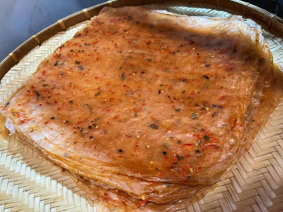 Bánh tráng tôm đỏ tây ninh xấp 500g