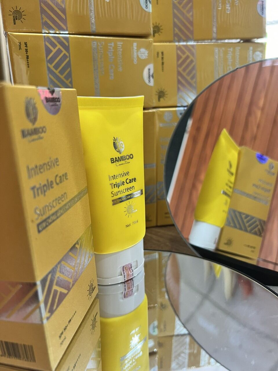 💥Ưu Đãi💥Combo sỉ 3 chai chống nắng Bamboo