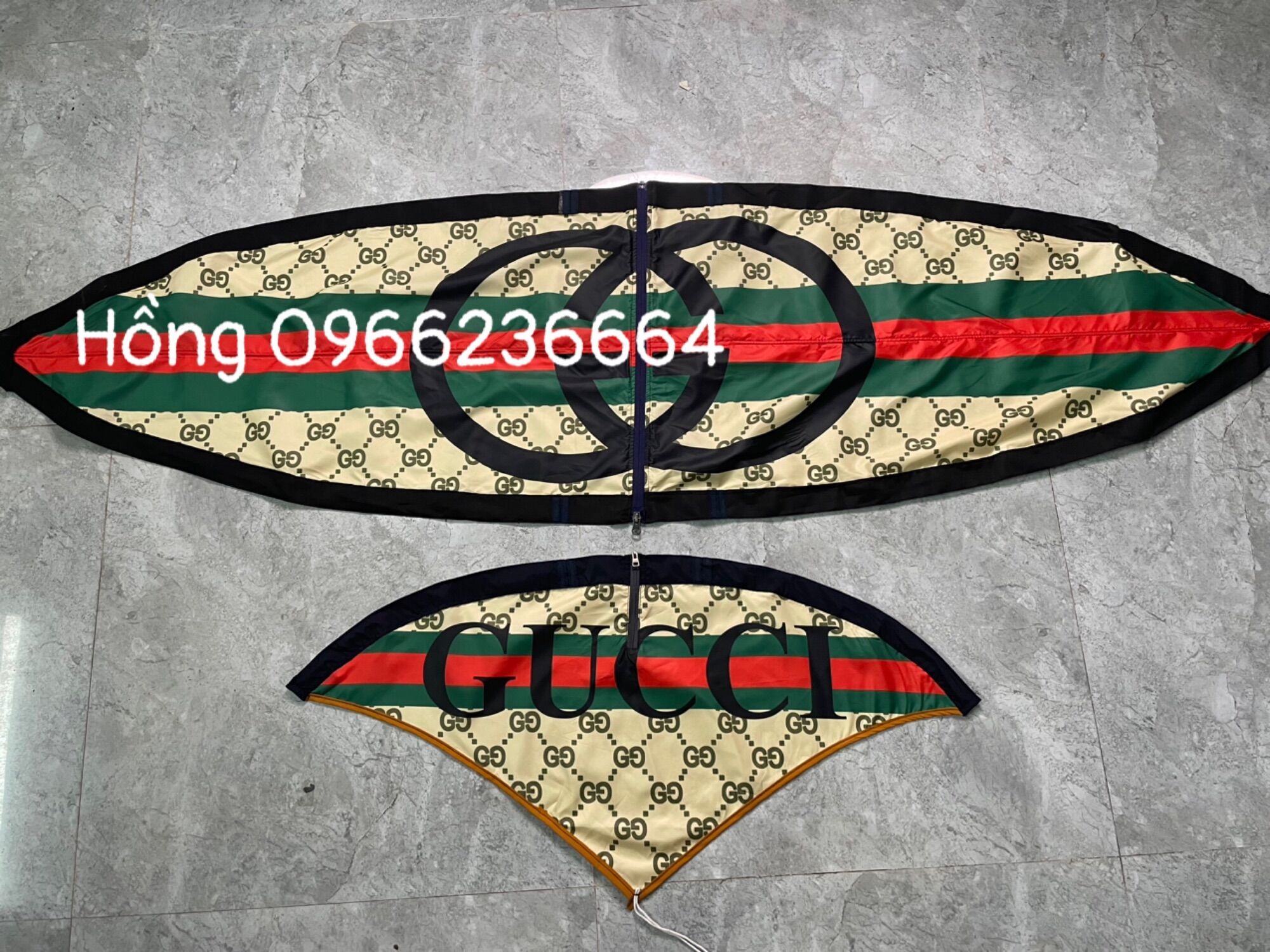 Áo diều xỏ khung 2m Gu./c.i vải caro siêu nét