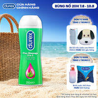 Gel bôi trơn Durex Play Massage gốc nước 200ml/chai