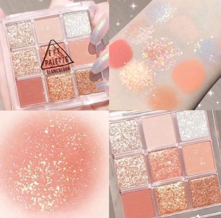 Phấn mắt nhũ 9 ô dikalu coco venus