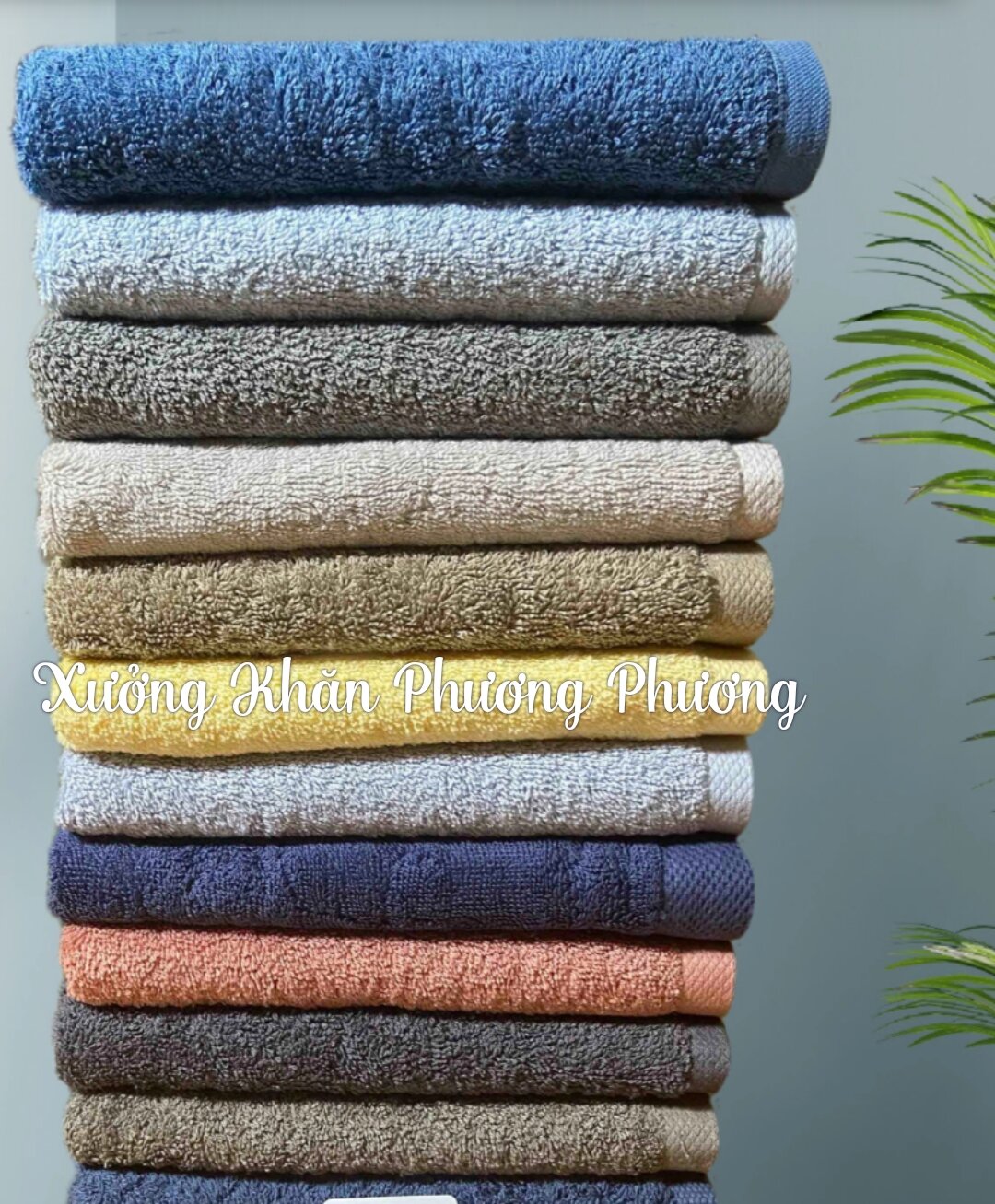 Khăn tắm Cotton Xuất Châu Âu Xuất dư 40x80, cực dày dặn, mềm mại, thấm hút tốt, nhiều màu sắc dễ dàng lựa chọn.