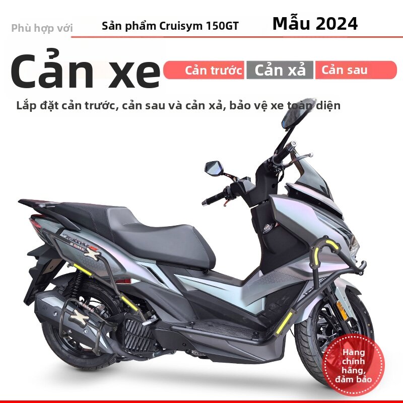 Universal Motorcycle Front Rear Bumper Carbon Steel Giá 2,151,000 Đồng*Miễn phí vận chuyển