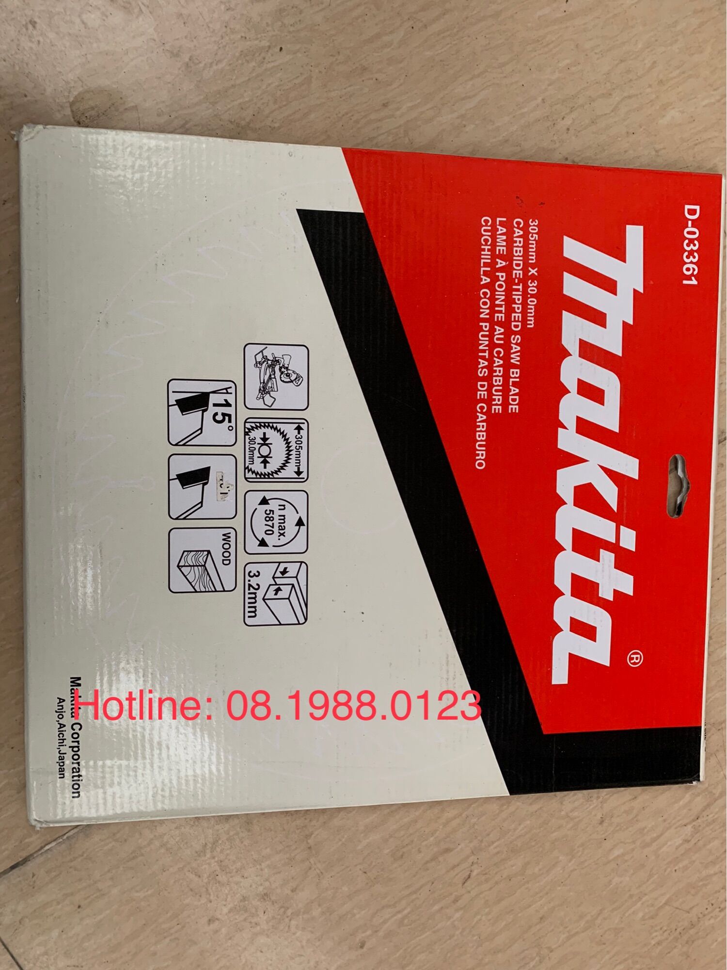 Lưỡi cắt nhôm makita 305mm