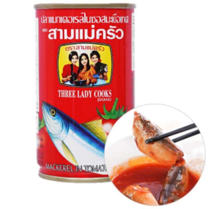 Lốc 5 hộp cá ba cô gái 155g