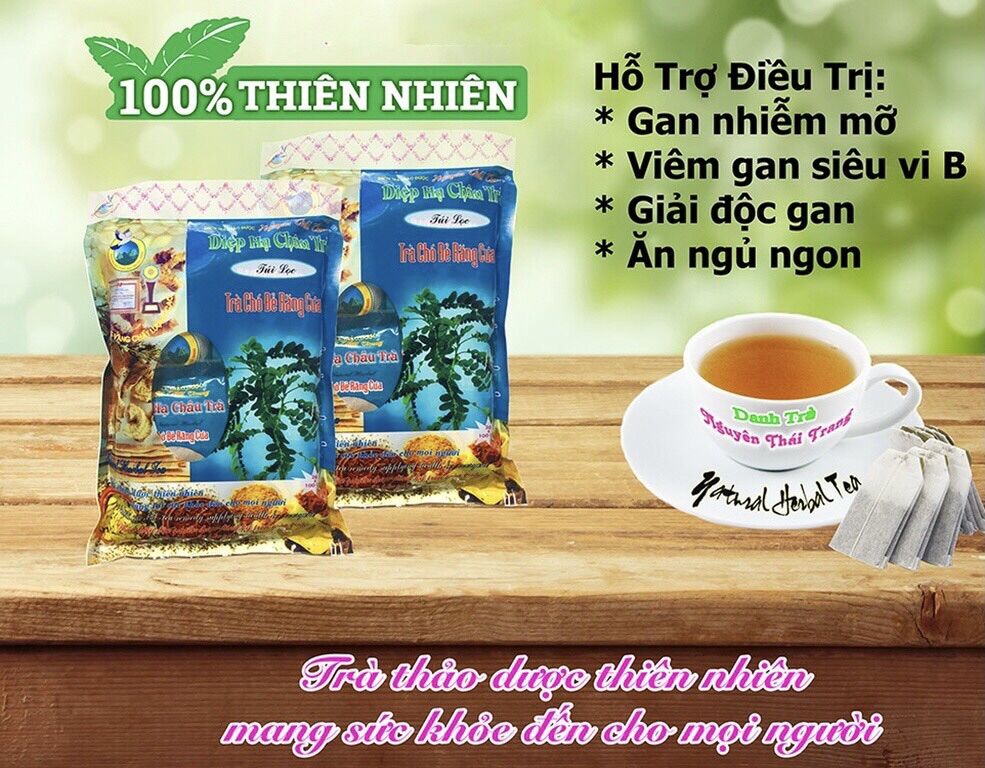 Trà Diệp hạ châu - trà chó đẻ răng cưa túi lọc -100túi