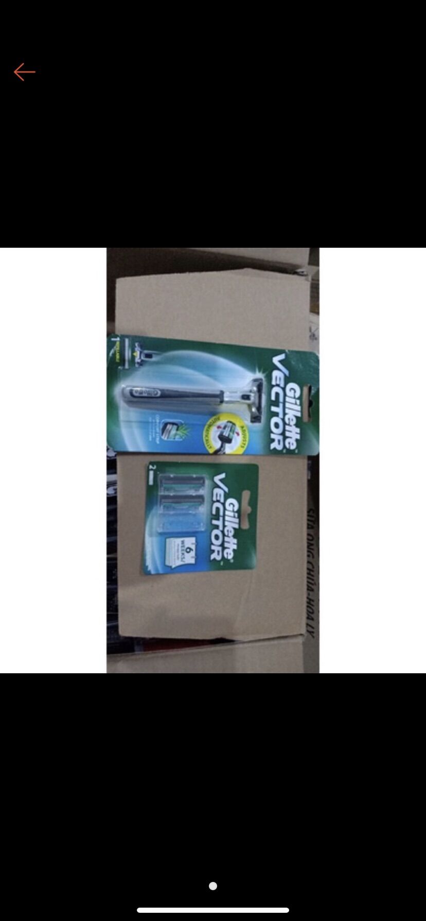 Dao cạo râu 2 lưỡi Gillette Vector/ lưỡi dao vector