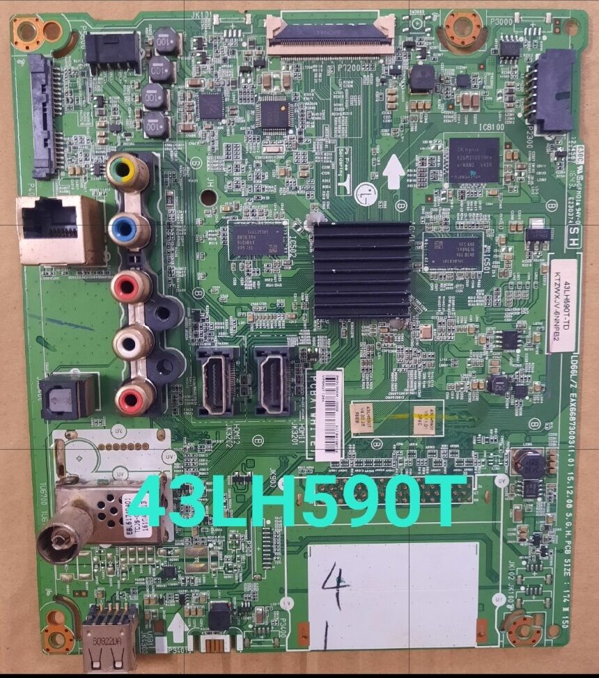 Bo mạch xử lý tivi lg 43lh590t 43lh590