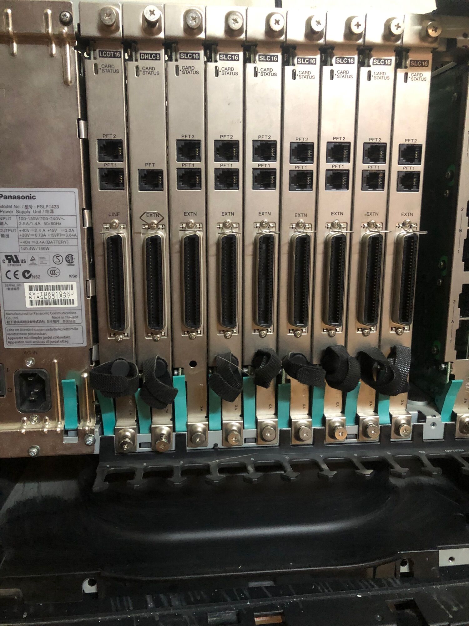 Tổng đài điện thoại Panasonic KX-TDA200(16 CO Từ 72-128EXT)