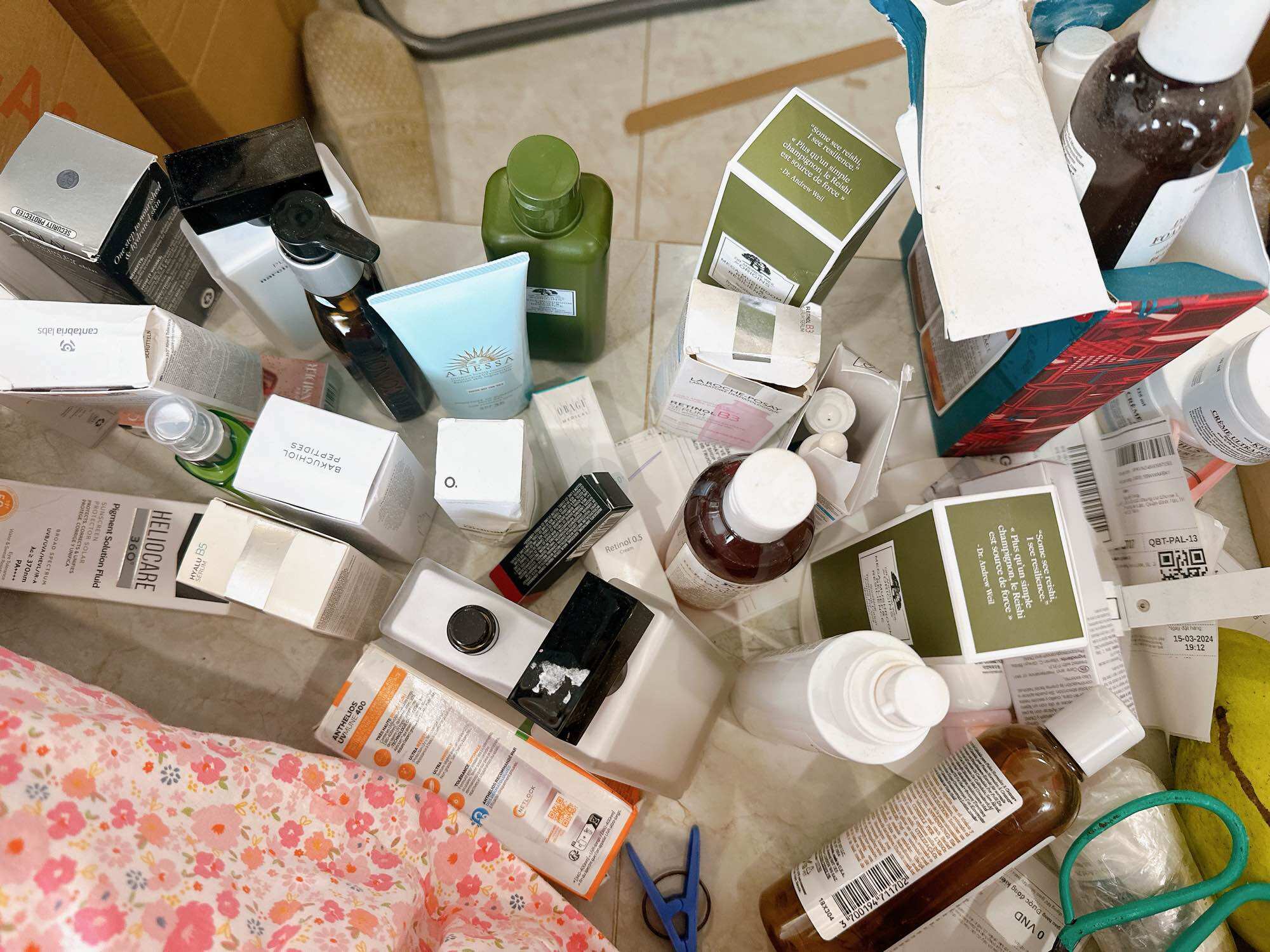 Thanh lý serum kem dưỡng móp vỏ