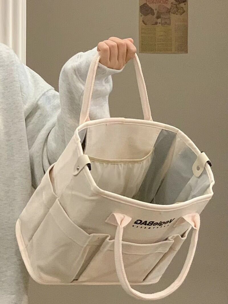 Túi cho mẹ vegiebag nhật bản, túi xách tay cho mẹ và bé, túi cho mẹ sức chứa lớn gọn nhẹ, túi tote vải bố cho nữ