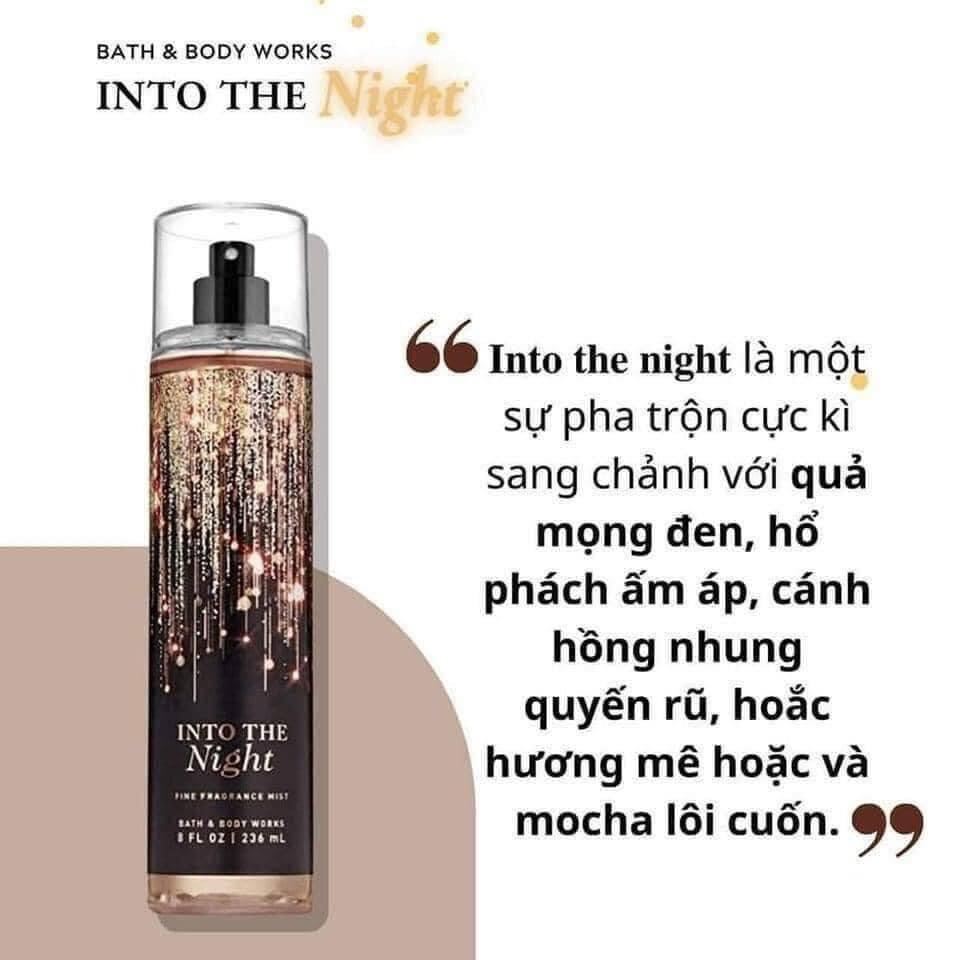 Xịt thơm toàn thân body mist Bath And Body Works Nội Địa Trung 236ml