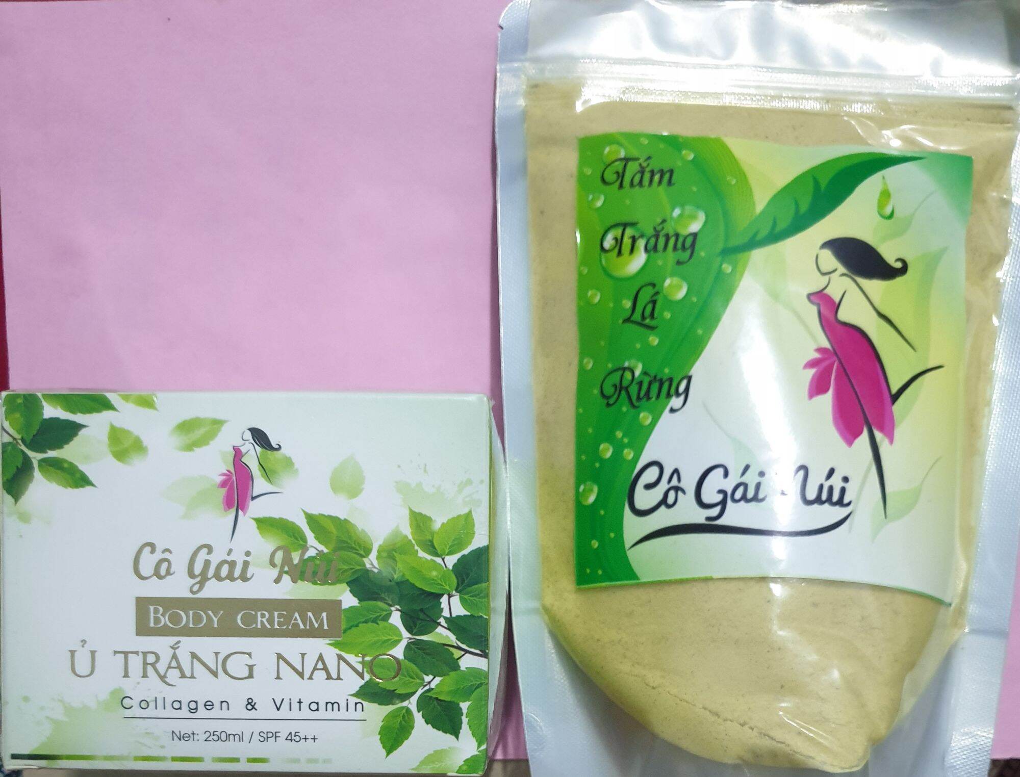 Combo tắm _ ủ trắng Body Cô gái núi