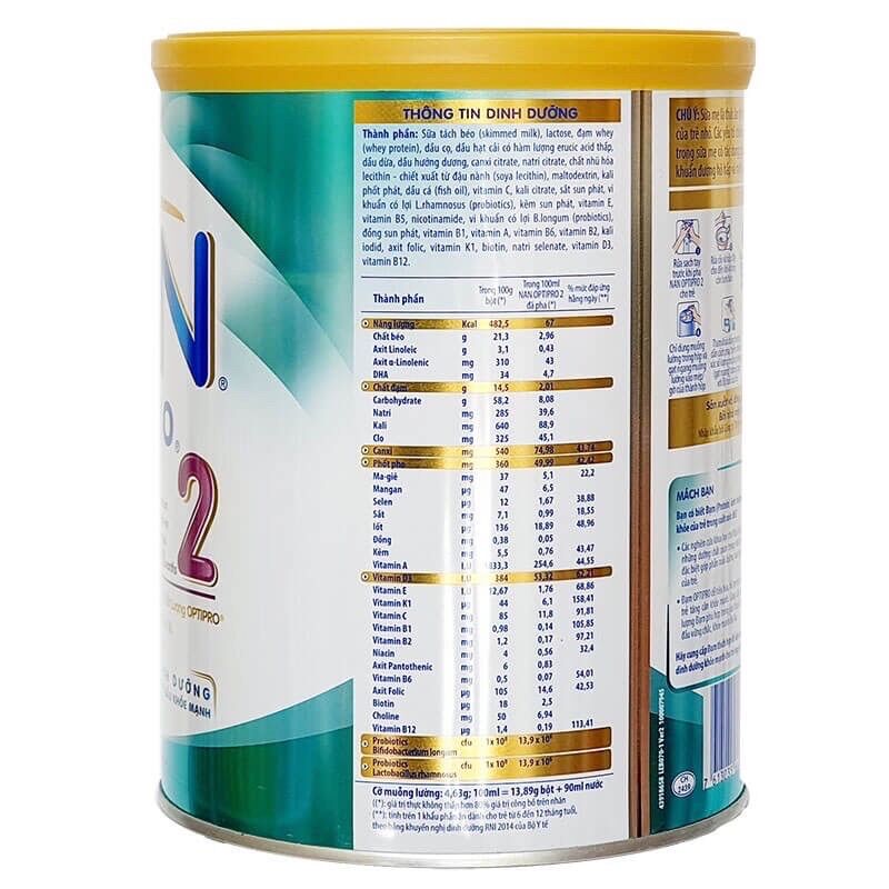 Sữa bột Nan OPTIPRO số 2 400g