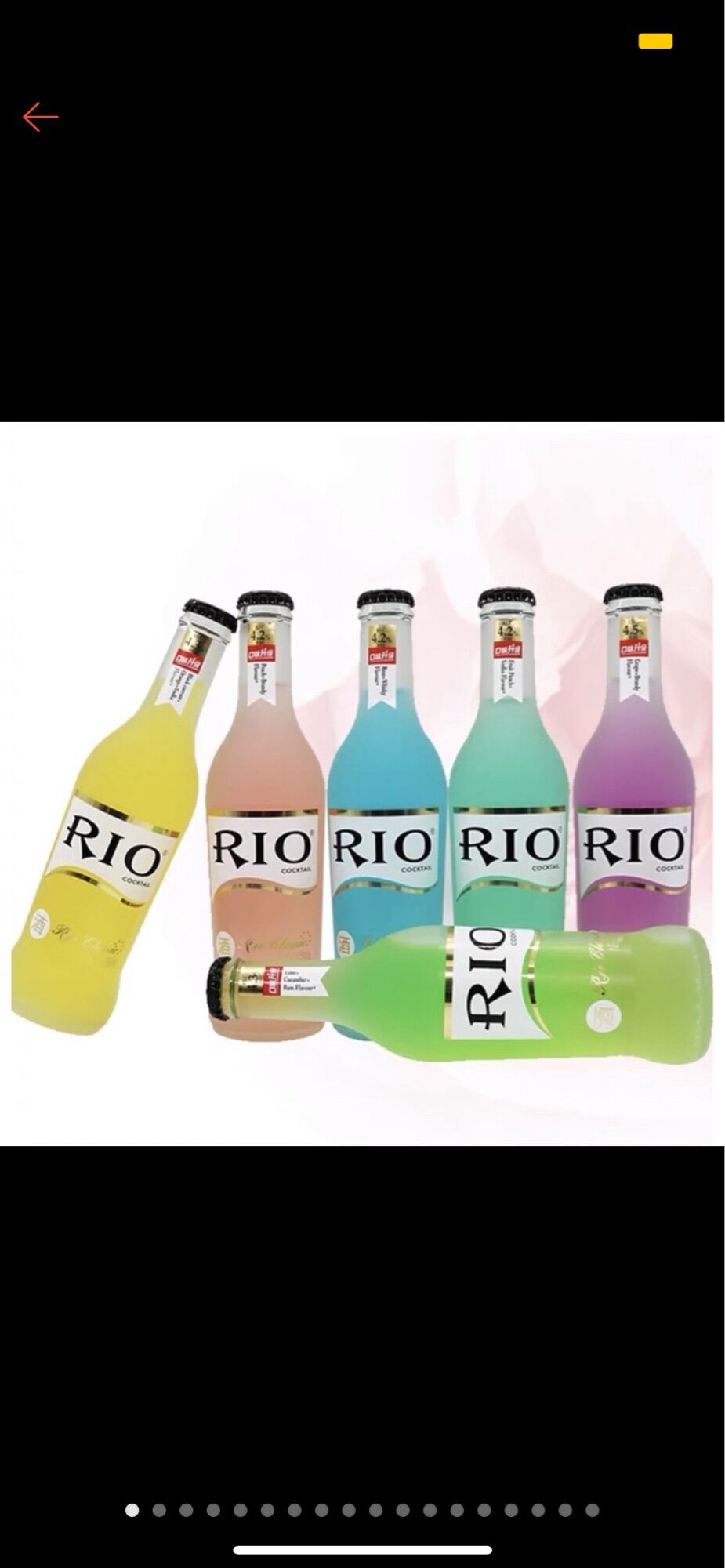 Coctail hoa quả rio chai 275ml. Combo6 chai 6 vị