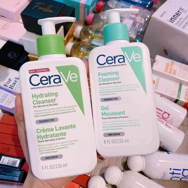 Sữa rửa mặt cerave chai 236ml.Shop_Hân_Chi