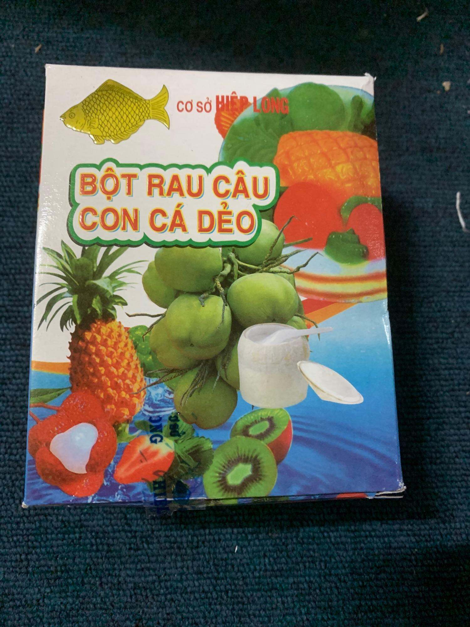 Bột rau câu con cá dẻo 12g