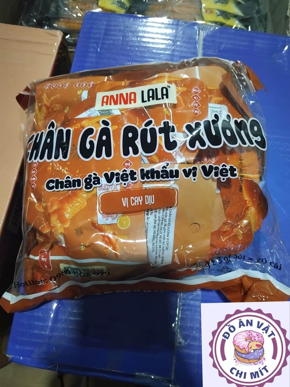 Chân gà rút xương Anna lala chân gà việt bịch 20 gói