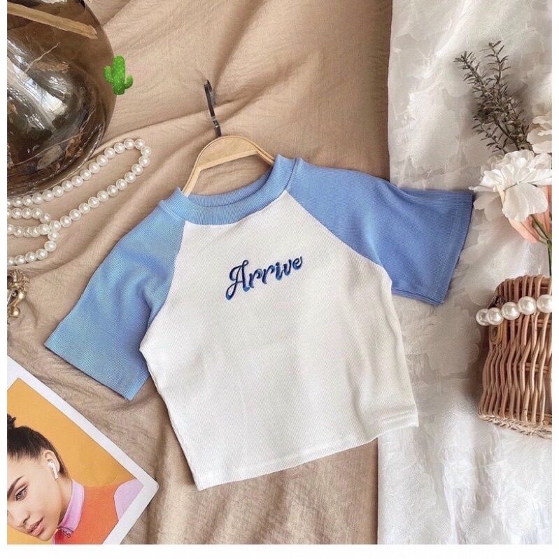 ÁO THUN CROPTOP XINH XINH MẶC ÔM BODY P1