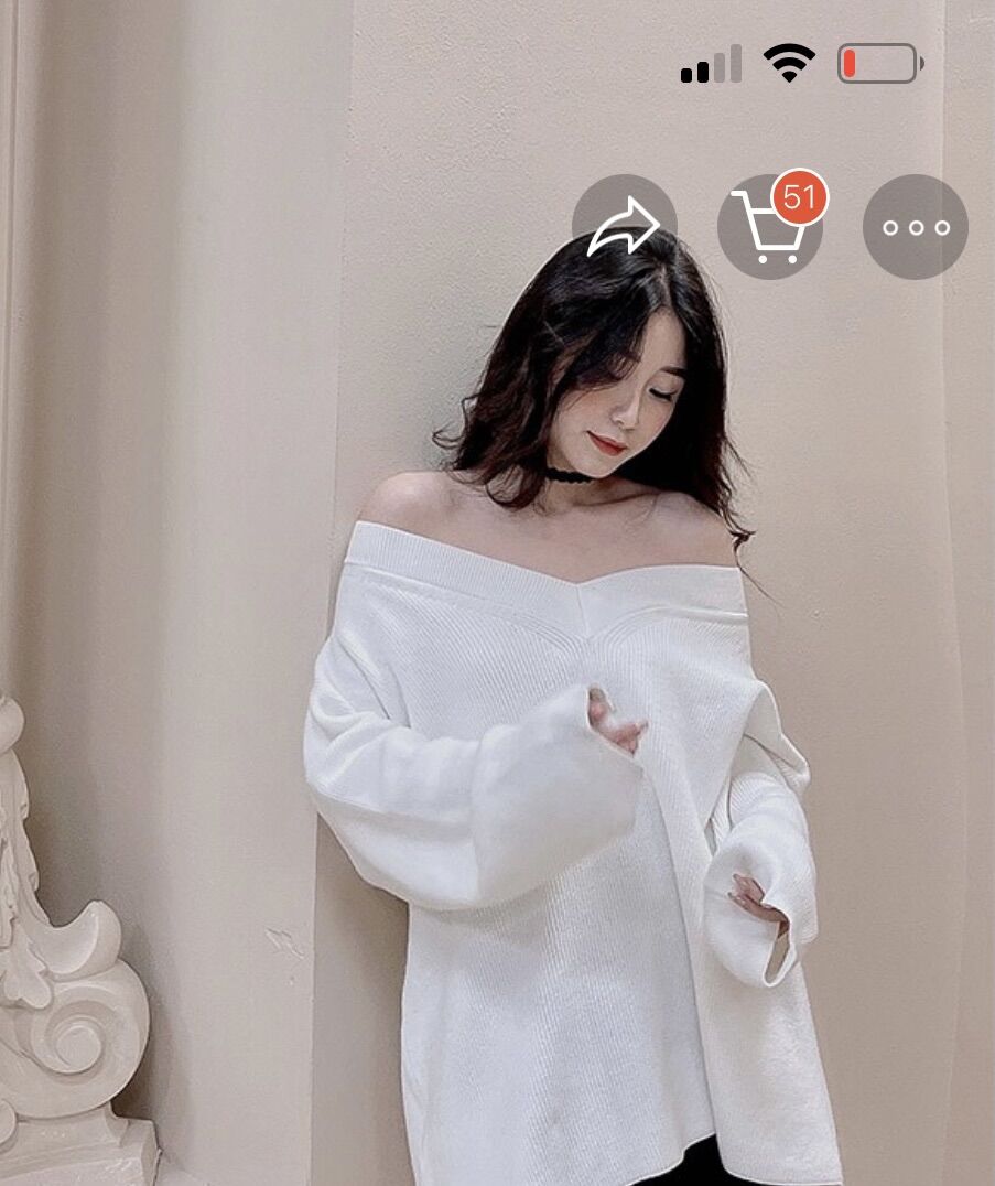 Áo len cổ V mặc nhiều kiểu