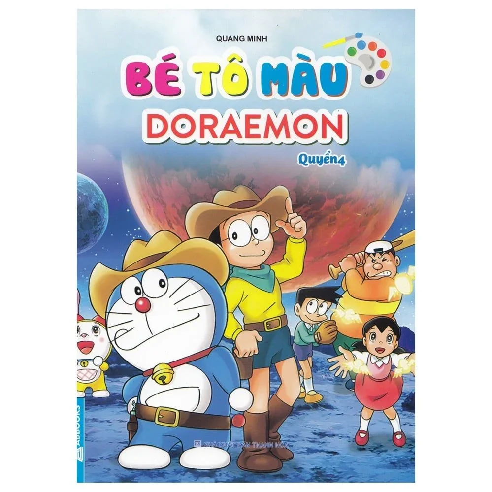 Sách - Bé Tô Màu - Chủ Đề Doraemon - Trọn Bộ 5 Cuốn