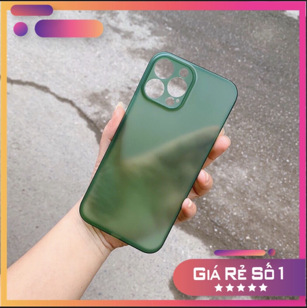 Ốp lưng nhựa siêu mỏng i.phone 13, 13 Pro, 13 Pro Max