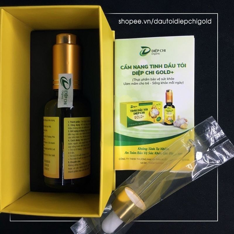 TINH DẦU TỎI DIỆP CHI GOLD+ 30ml