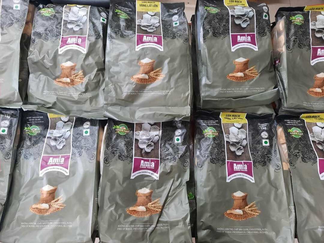 SƯỜN NON CHAY LÚA MẠCH HỮU CƠ AMLA - 1KG - LÁT LỚN ( ORGANIC )