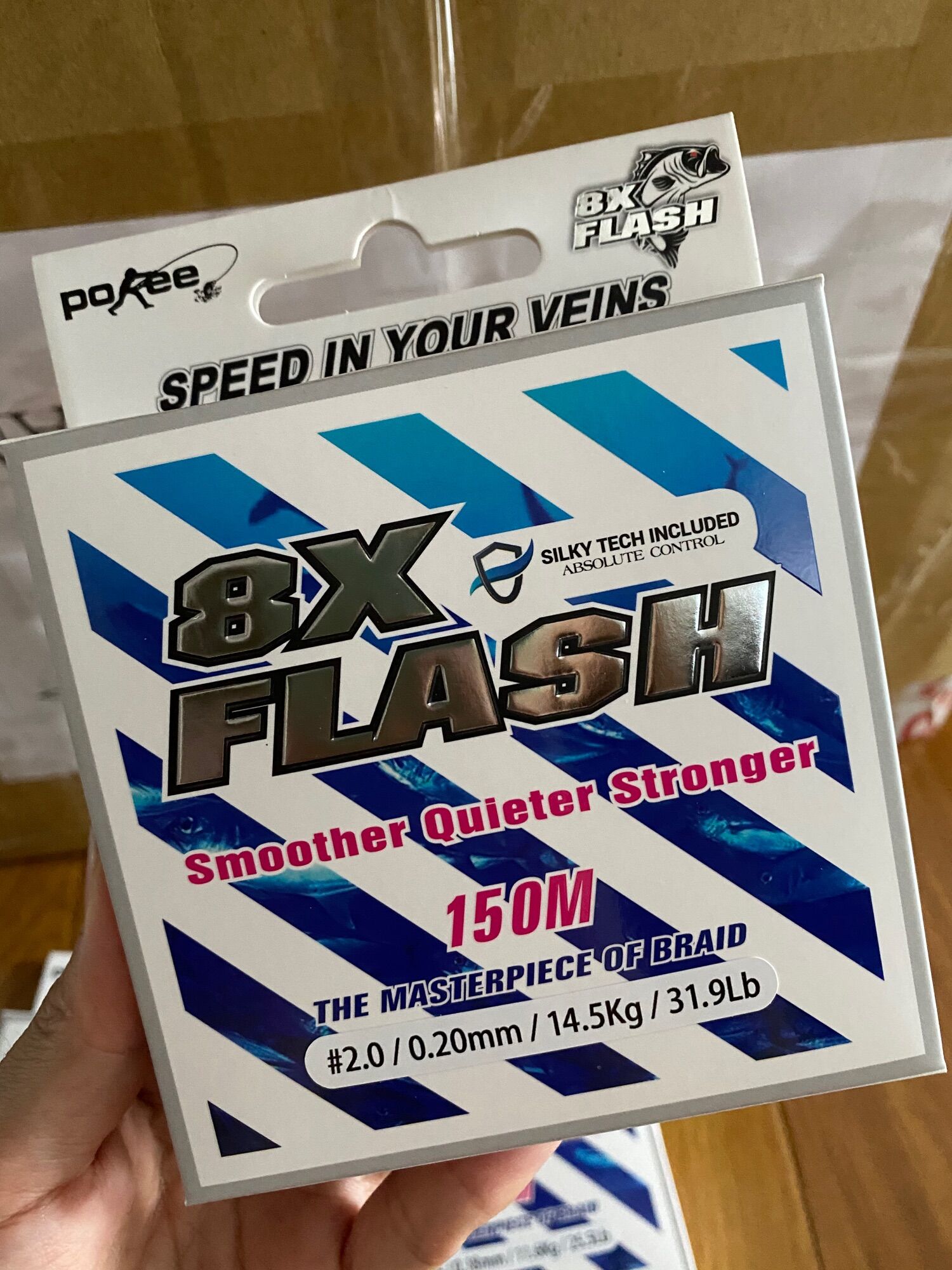 [HCM]DÂY PE Pokee FLASH X8 - 150m
