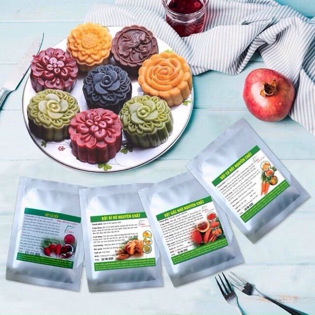 Bột dành dành tạo màu Chợ Quê 50gr