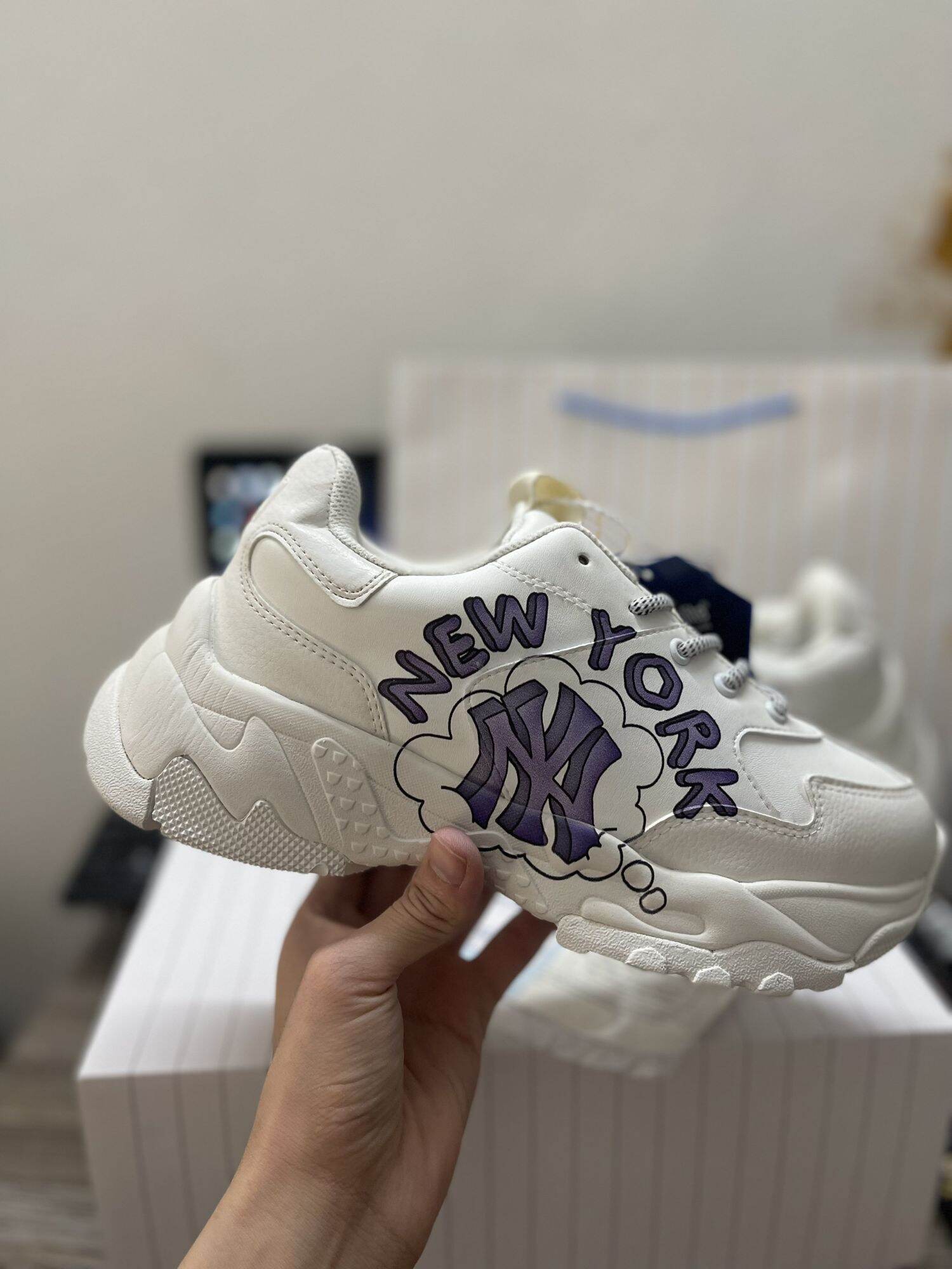 [ Full box, kèm quà tặng ] Giày thể thao sneaker MLB siêu hót