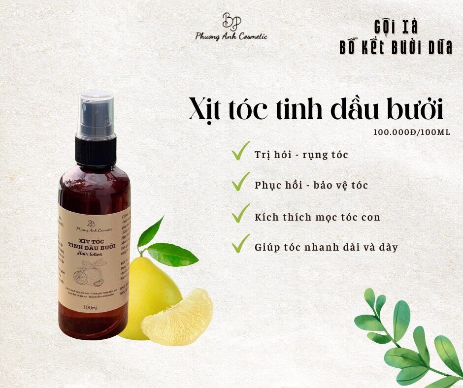 Cốt gội bồ kết và ủ xả bưởi dừa