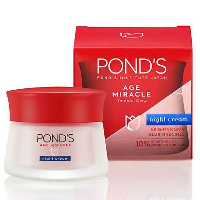 0KEM NGĂN NGỪA LÃO HOÁ BAN ĐÊM POND'S AGE MIRACLE 50G