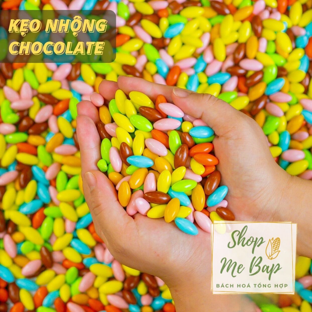 Kẹo Socola Trái Cây 500g - Chocolate Candy - Shop Mẹ Bắp [Date 6 tháng]